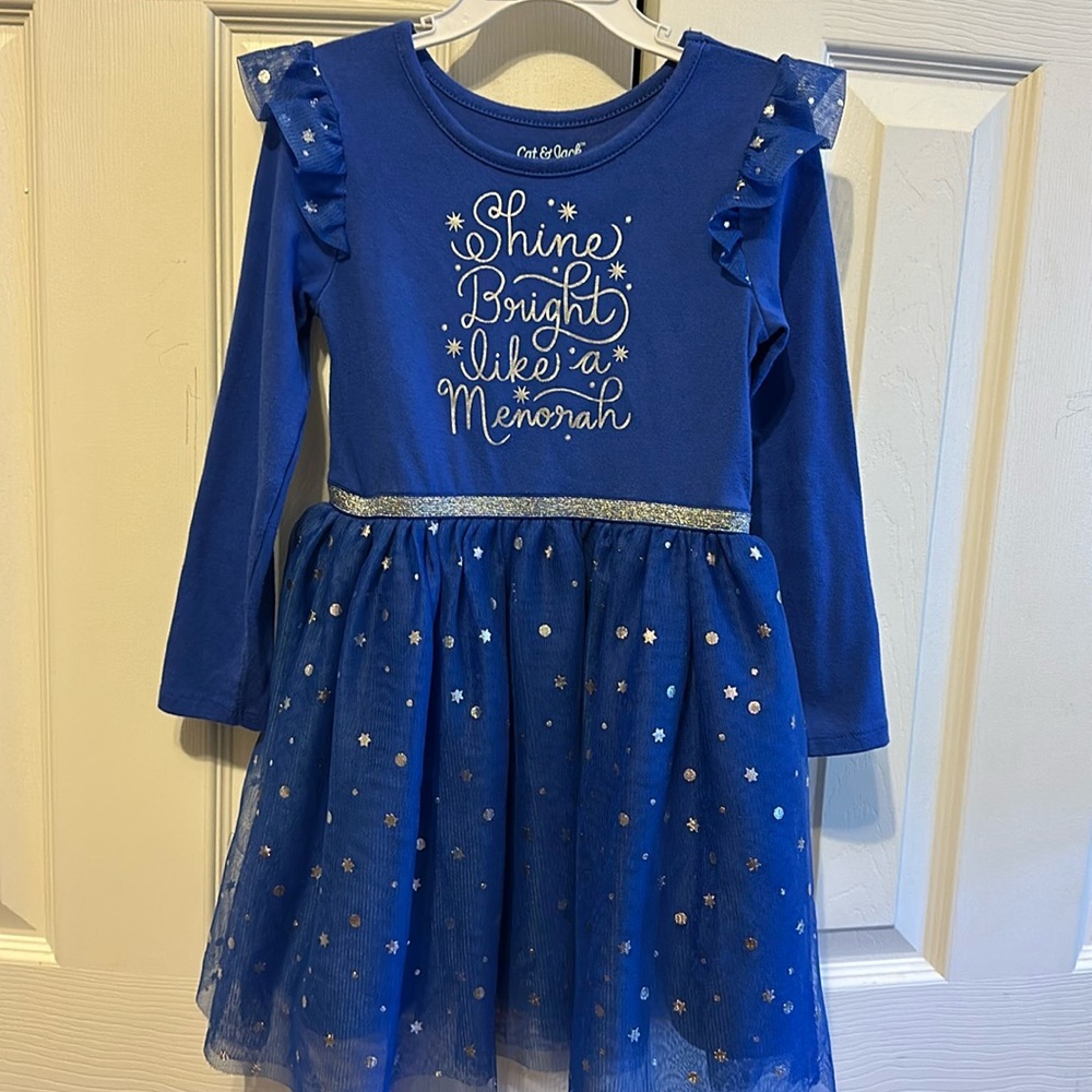 Girl long sleeves dress size 5T